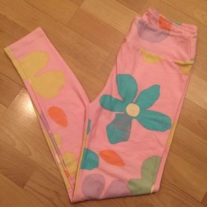LuLaRoe OS floral leggings
