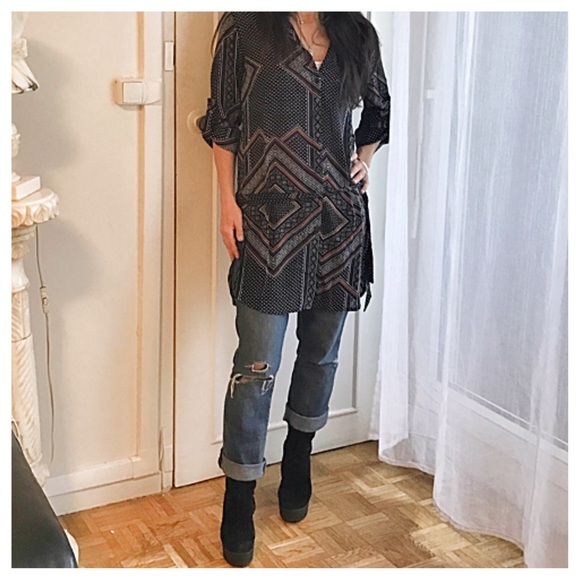 Dresses & Skirts - Chiffon shirt dress