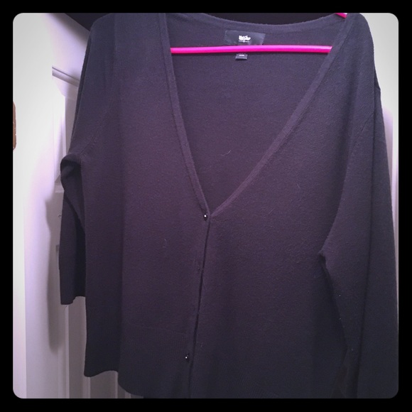 Black cardigan