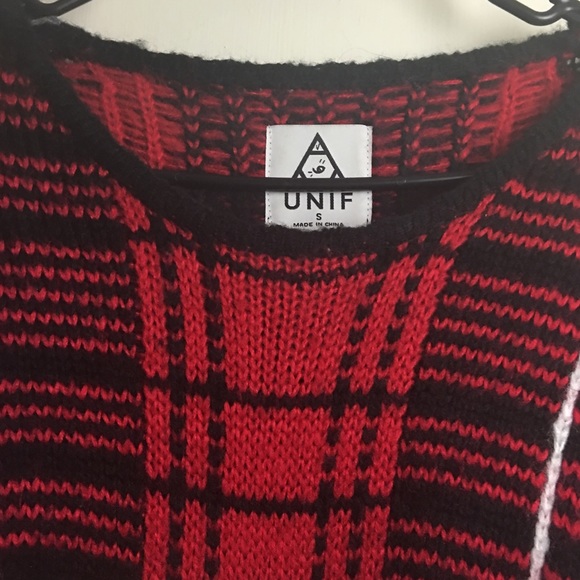 💣 UNIF PLAID SWEATER 💣 - Picture 3 of 4