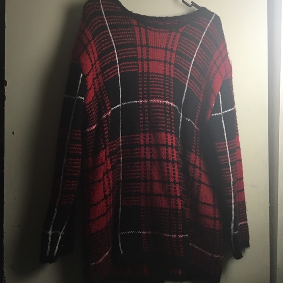 💣 UNIF PLAID SWEATER 💣 - Picture 4 of 4