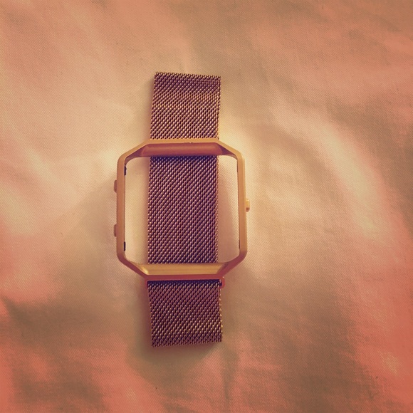 Fitbit Blaze Gold Frame & Milanese Band