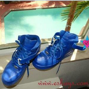 Custom Royal Blue  Mid-Top Nike Air Force Ones