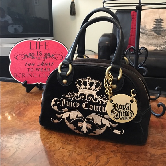 JUICY COUTURE velvet bag
