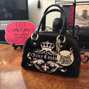 JUICY COUTURE velvet bag