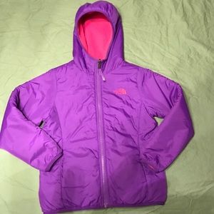 North Face reversible kids jacket