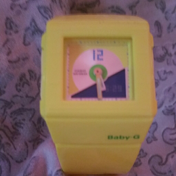 Baby-G Yellow Analog and Digital NEW watch.