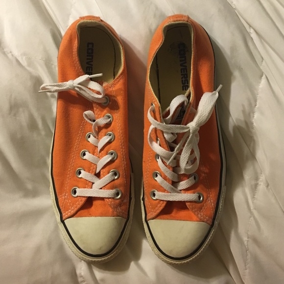 Orange Converse