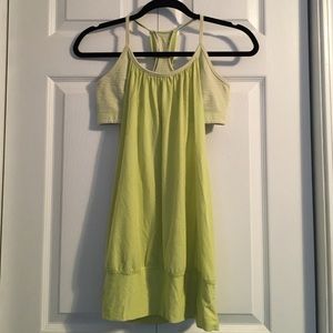 Lululemon Yellow/Grey No Limits Tank Size 6