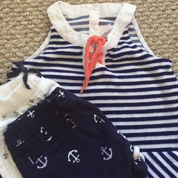 ⚡️Janie and Jack beach cover up & sailor shorts⚡️