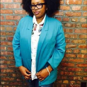 ✨HOST PICK✨Tasteful teal blazer.
