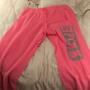 Victoria secret pink lounge pants