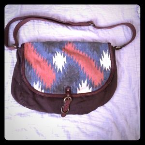 Authentic lucky brand messenger bag