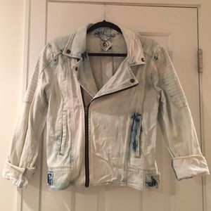 Volcom Worn Jean Moto Jacket