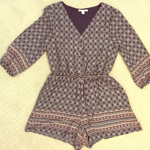 Long sleeve romper