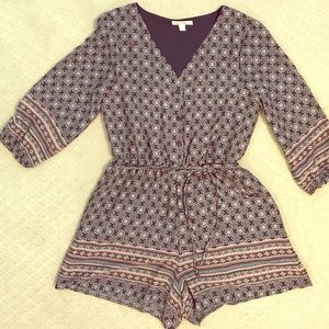 Long sleeve romper