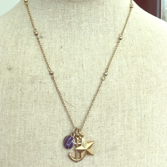 Lia Sophia nautical charm necklace