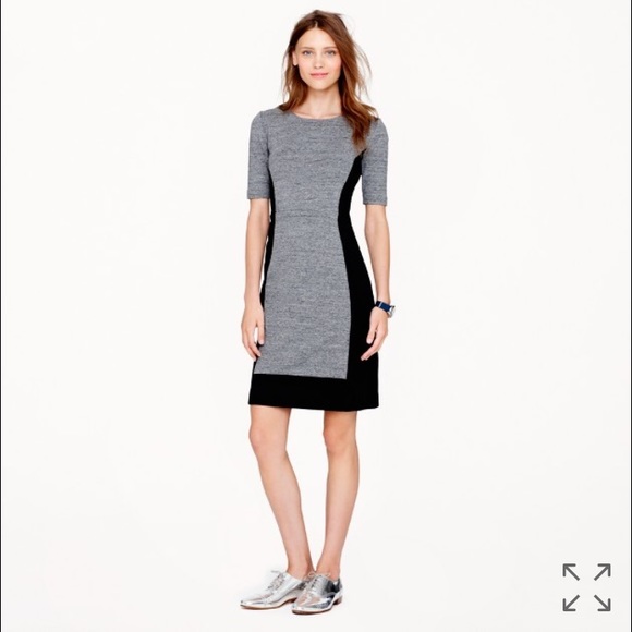 JCrew Sellout! Paneled Stretch Shift Dress