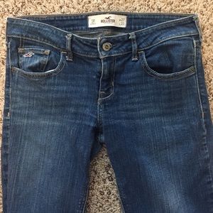 Hollister blue skinny jeans