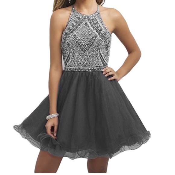 Grey homecoming/cocktail dress
