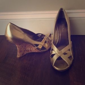 Gold Cork wedges