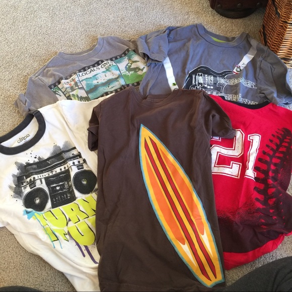 Five 6/7 Boys T's