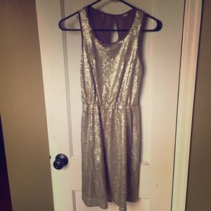Gold Sequenced Dress