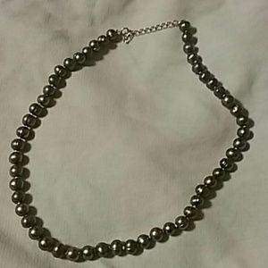 Genuine Purple Pearl Necklace