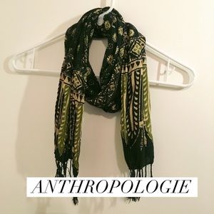 Hand dyed scarf from Indonesia, Anthro-inspired
