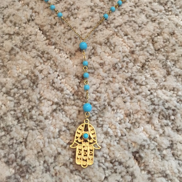 Hamsa necklace