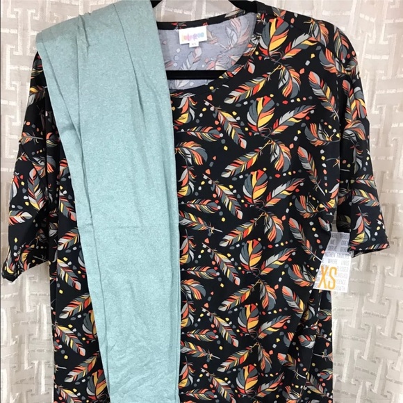 Lularoe XS Irma and NWT One Size Matching Leggings