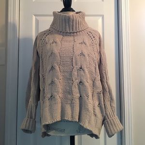 Cupshe Batwing Turtleneck Sweater