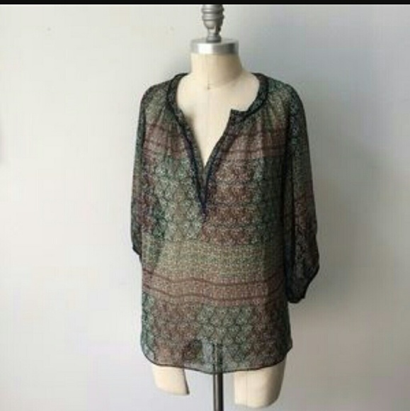 | Anthropologie | Maeve Poppy Peasant Blouse - Picture 4 of 4