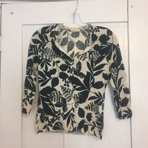 Jcrew foliage cardigan