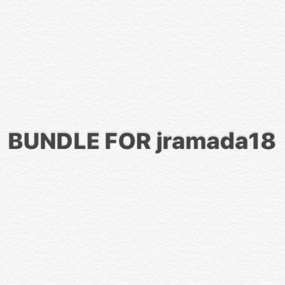Bundle for @jramada18