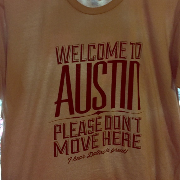 American Apparel Welcome to Austin t-shirt