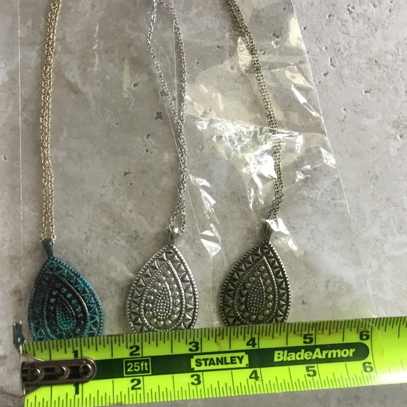 Tribal Etched Necklace - Picture 3 of 3