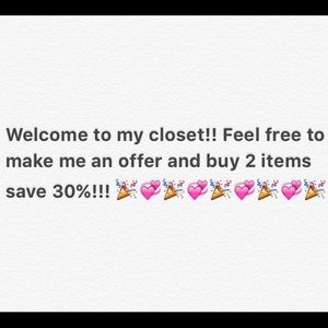 Welcome to my closet!!