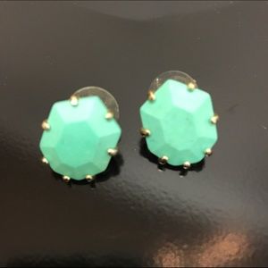 Kendra Scott Morgan studs. Green Turquoise