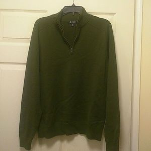 Men's Medium Merino Wool Half-Zip sweater