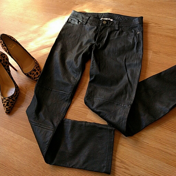 SOLD *** Michael kors NWT leather jeans - Picture 2 of 5