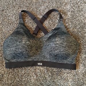 Gray VS sports bra