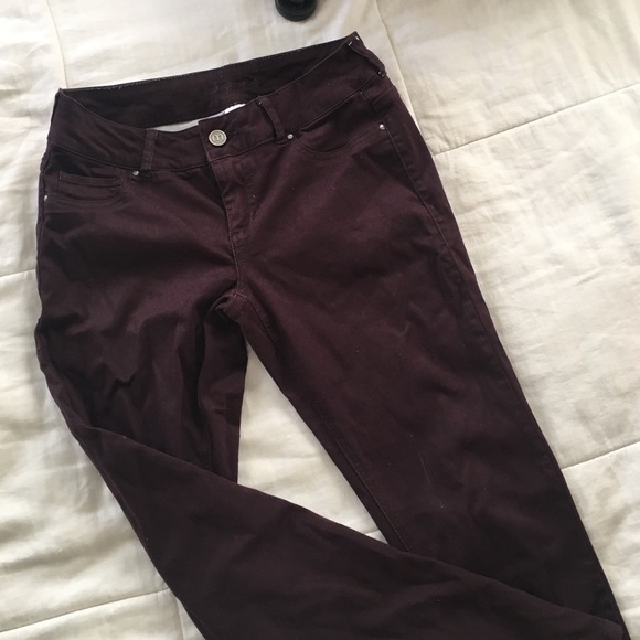 Maurice's Plum Jeggings