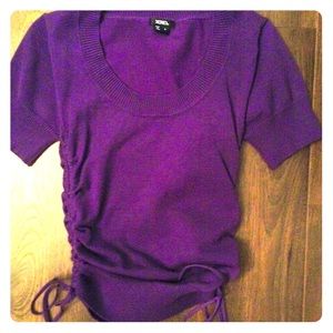 Purple 3/4 length sweater