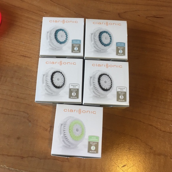 5 clarisonic brush heads