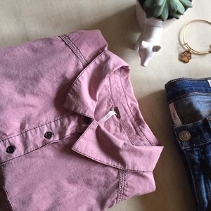 Free People Last Chance Button Down Turkish Coffee