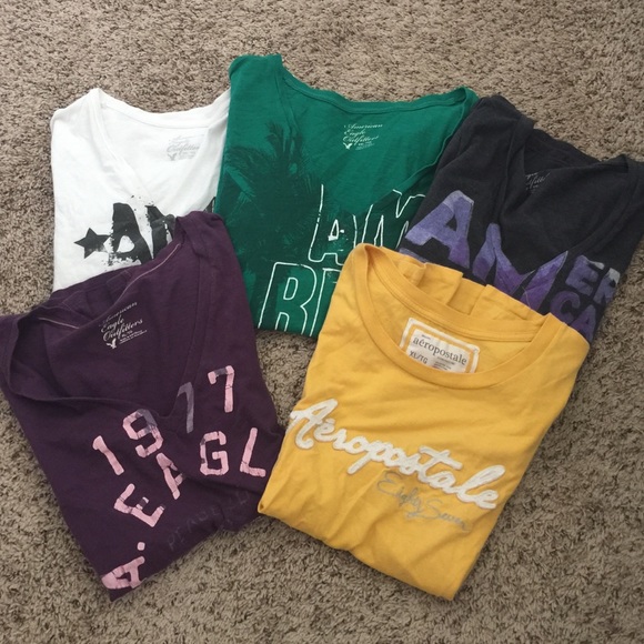 🎉SOLD🎉 American Eagle S/S Shirt Bundle