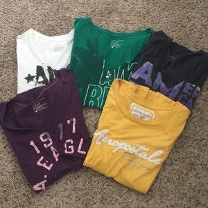 🎉SOLD🎉 American Eagle S/S Shirt Bundle