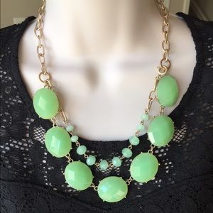 Premier Mint/gold necklace