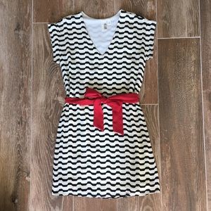 Black and white dress